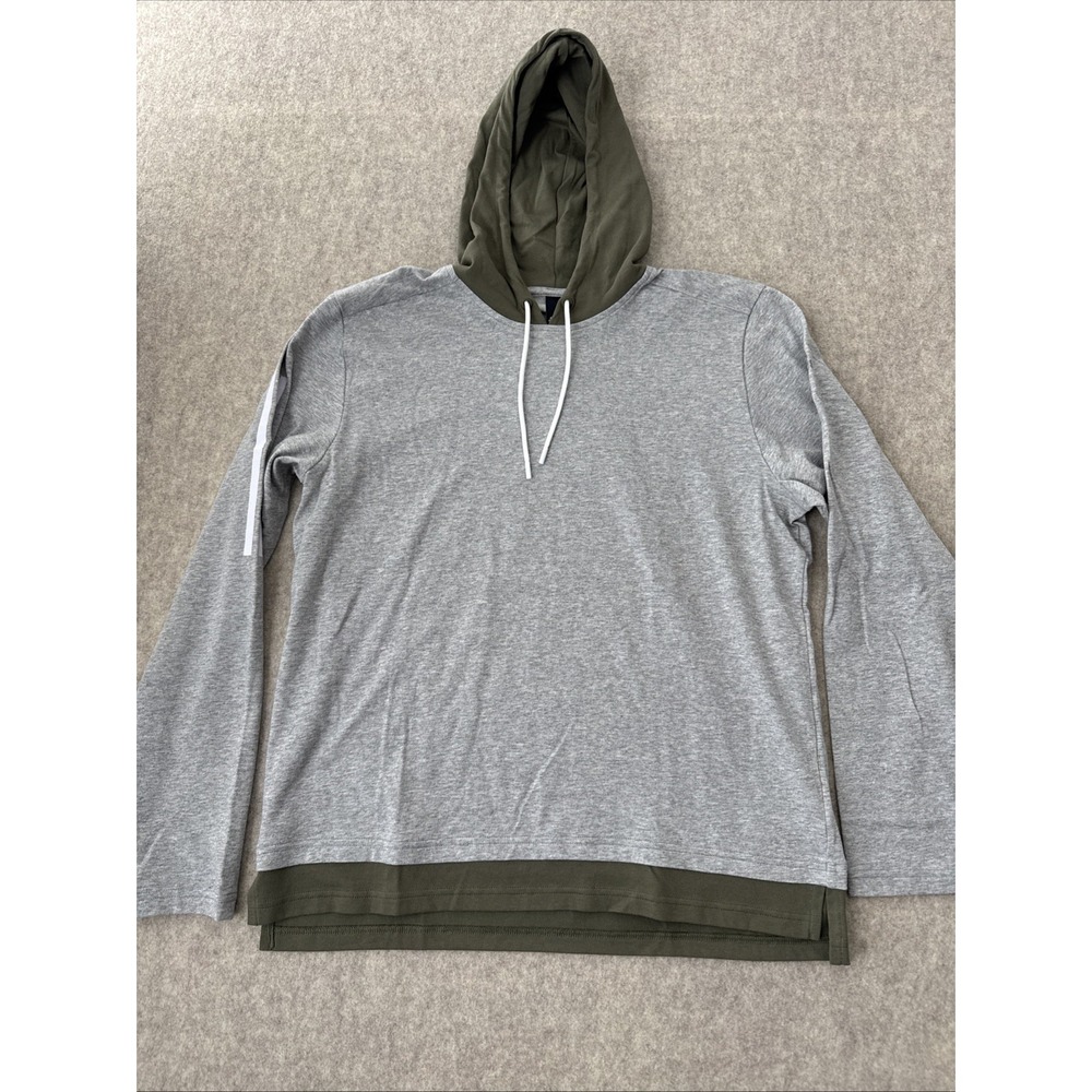 Adidas Long Sleeve Hooded Shirt Mens Medium New